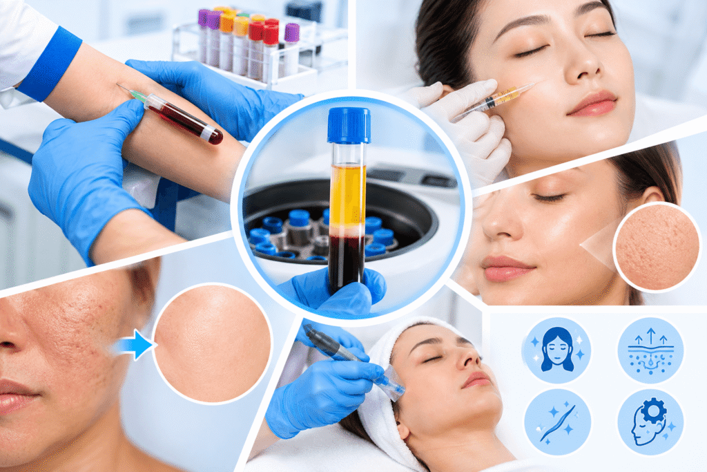 prp hỗ trợ phục hồi và cải thiện làn da